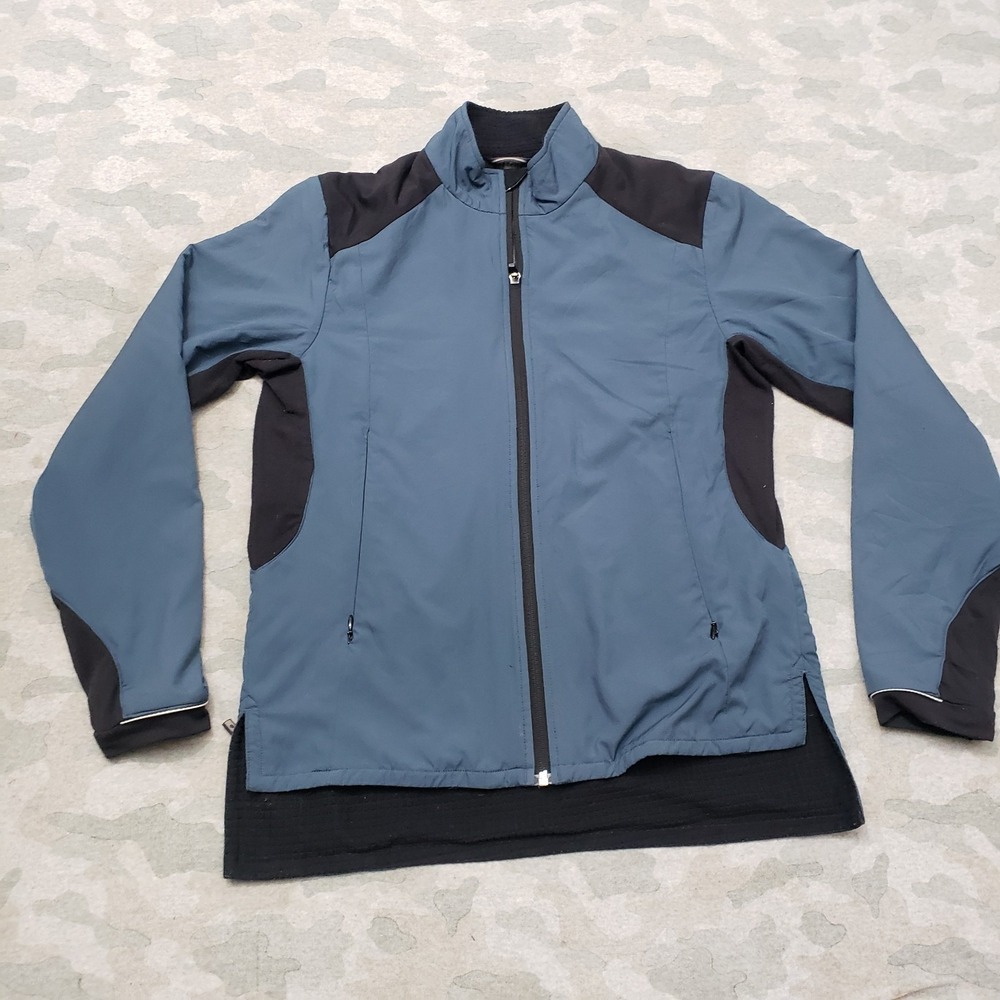 REI Blue and Black Softshell Jacket